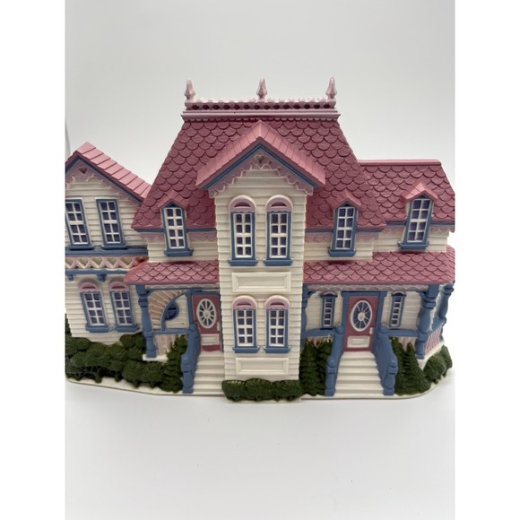 Vintage Burwood Victorian House Wall Plaque-Homco #2921-USA Made-11"x9"x2" - Picture 2 of 8